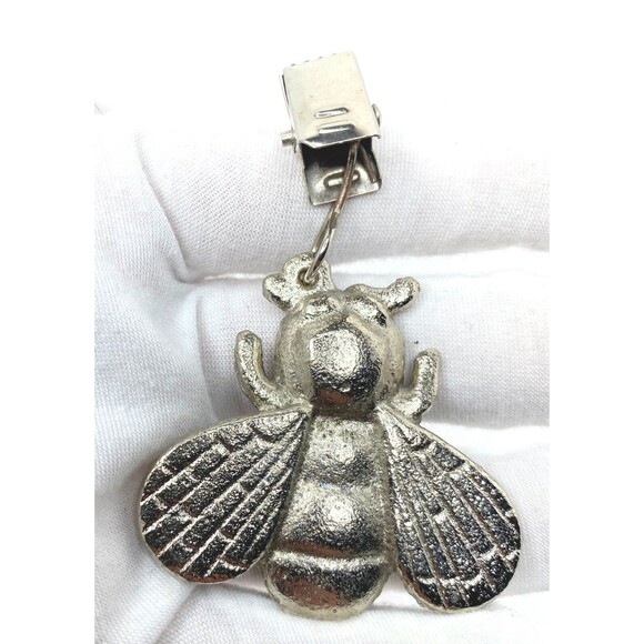 Tradewind Bay 4 Pc. Pewter Tablecloth Weights Bee And Ladybug - Picture 4 of 7